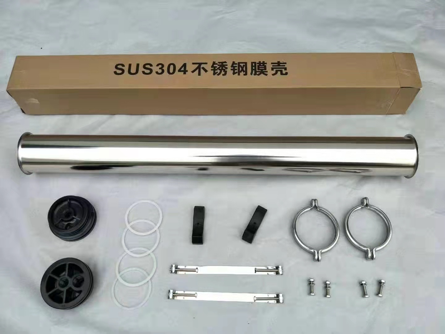 食品級304不銹鋼反滲透膜殼4040